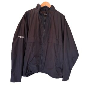 Ping Mens Lightweight Windbreaker 100% Polyester XL Black Jacket‎